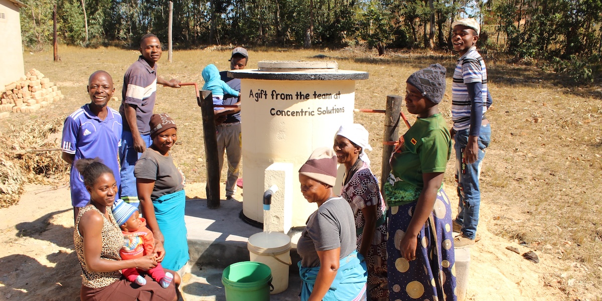 Concentric sponsors freshwater pump in Zimbabwe, Africa